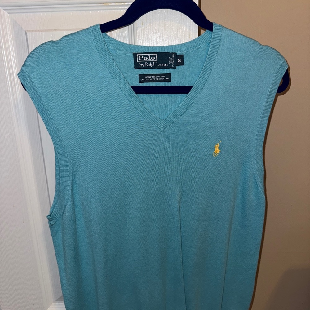 Polo Ralph Lauren Blue Sleeveless Sweater